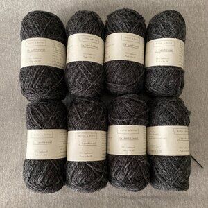 NWT Biches & Buches Le Lambswool Colour Dark Grey Lot of 8